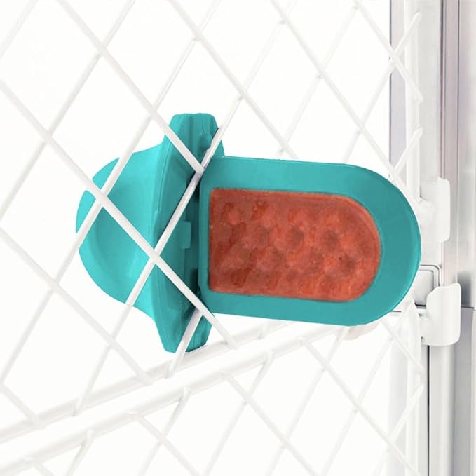 Diggs Groov Crate Training Aid for Puppies - Dog Crate Licking Toy and Puppy Training Aid - Safe, Calming Dog Enrichment Kennel Toy (Turquoise)