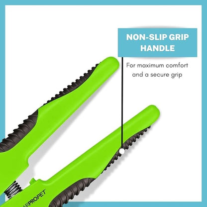 CONAIRPRO dog & cat Large Dog Nail Clippers, Built-In Safety Guard, Stainless Steel Cutting Blades, Non-Slip Grip, Precise Cut, Trimmer for Large-Sized Dogs,Yellow