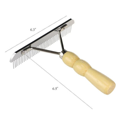 Pet Comb,Dog Long Hair Brush,Large Animal Grooming Rake Dog Brush For Long Haired Dogs