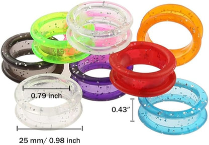 23pcs Soft Silicone Scissors Finger Rings Grips Inserts Shears Thumb Inserts Grooming Scissors Ring Finger Protector For Barber Dog Hair Cutting Scissor Accessories