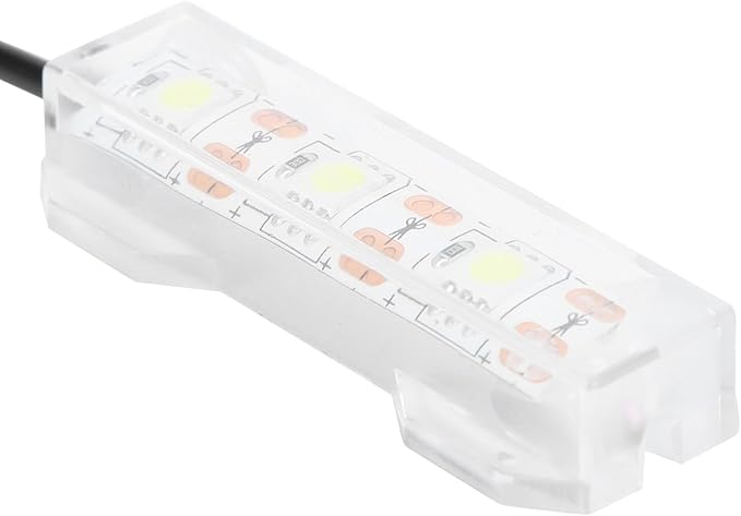 Soft LED Aquarium Plant Light, 5V 0.6W USB 2.0 Mini Aquarium Lamp, LED Desktop Fish Tank Light with 3.28ft Cable, White Lighting Small Water Plant Light for Plant Grow