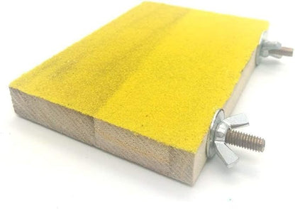 Litewoo Bird Perch Grinding Stand for Bird Parrot Budgie Parakeet Cockatiel Conure Lovebird Finch（3.5" x 5.1"）