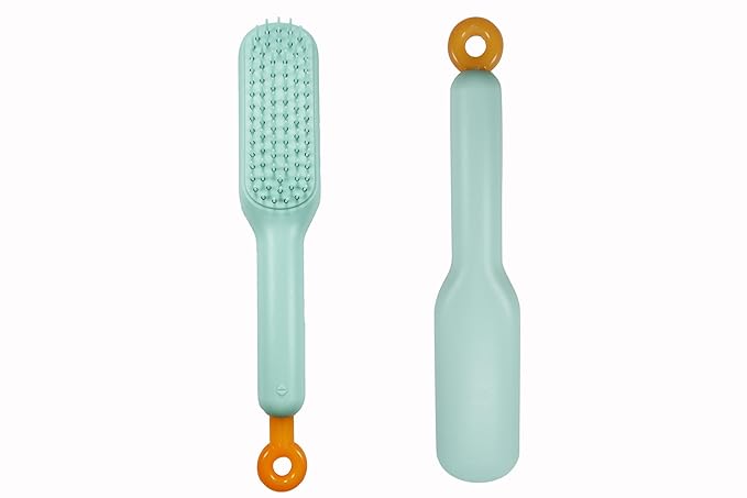 Stretchable Puppy Brush ï¼ Soft Dog Brush - Gentle Grooming Brush for Small Dogs, Perfect for Yorkie, Shih Tzu, Maltipoo ï¼_og Hair Remover Brush (Green)