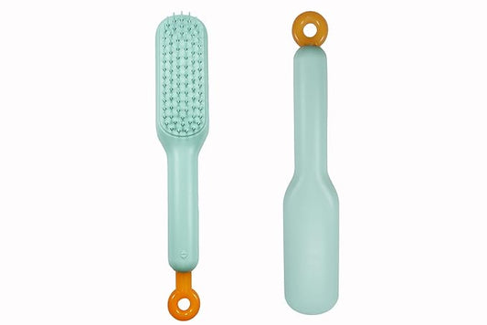 Stretchable Puppy Brush ï¼ Soft Dog Brush - Gentle Grooming Brush for Small Dogs, Perfect for Yorkie, Shih Tzu, Maltipoo ï¼_og Hair Remover Brush (Green)