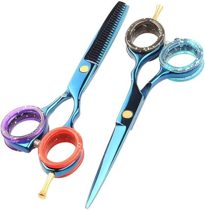 5Pcs Pink Silicone Scissors Finger Rings Grips Grooming Shear Thumb Inserts Finger Protector Ring for Barber Hair Cutting Scissors Pet Shears,Grooming