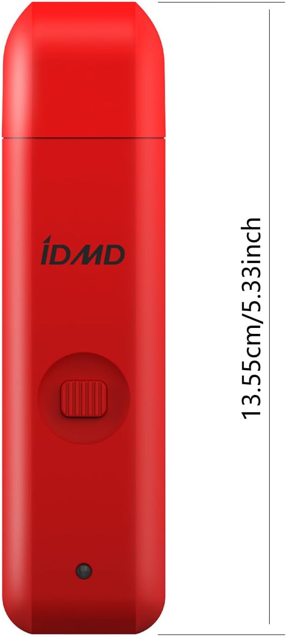 Dog Nail Grinder with Light Dog Nail Trimmers Quiet Powerful 2-Speed Rechargeable Electric Pet Nail Grinder File Toenail Clippers for Large Medium Small Dogs & Cats (Red)