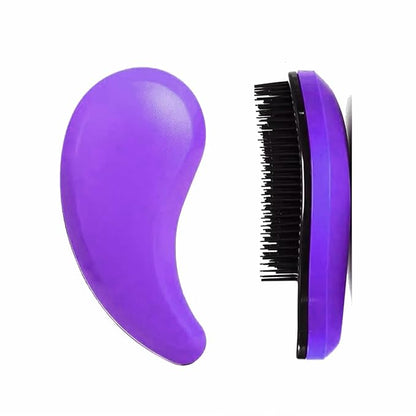 Small Dog Brush- Grooming Tool for Teddy, Yorkies, Maltese, Shih Tzu, Chihuahua - Puppy Hair Brush (Dark Purple)