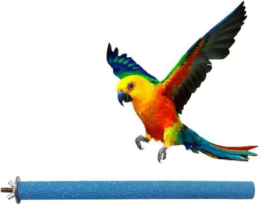Litewoo Bird Perch Grinding Stand for Bird Parrot Budgie Parakeet Cockatiel Conure Lovebird Finchï¼9.84" / 25cmï¼
