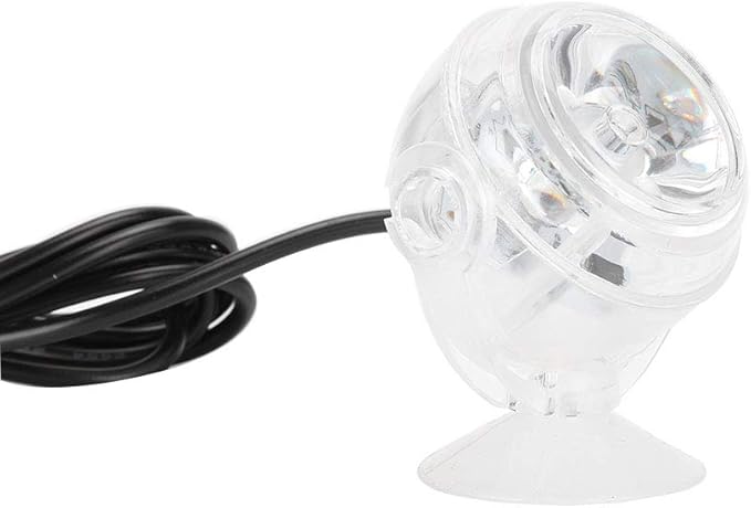 Aquarium Lights, Colorful Gradient Submersible LED Fish Light, LED Aquarium Light, Night Spot Light, US Plug White, for Home Aquariums, Office Tanks, and Decorative Fish Tanks