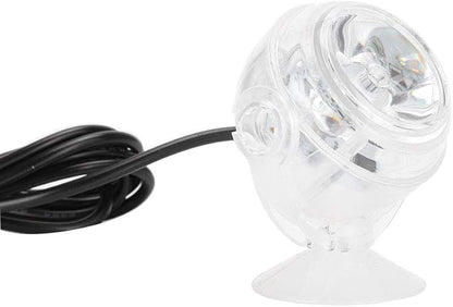 Aquarium Lights, Colorful Gradient Submersible LED Fish Light, LED Aquarium Light, Night Spot Light, US Plug White, for Home Aquariums, Office Tanks, and Decorative Fish Tanks