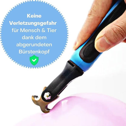 PetsFriend Dog Brush & Cat Brush Undercoat Brush for Medium & Long Hair, Hair Remover for Healthy Coat, Removal of Undercoat and Tents, Massage Effect & Grooming