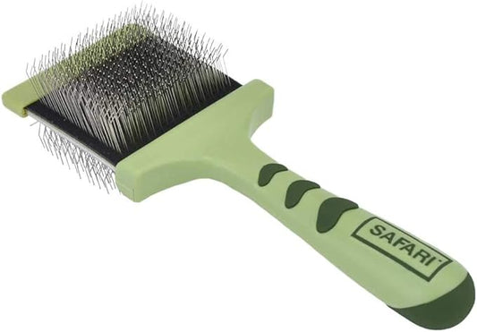 Coastal Pet Safari Dog Flexible Slicker Brush - Dog Brush for Shedding - Undercoat Rake and Grooming Brush for Small and Medium Dogs - Small