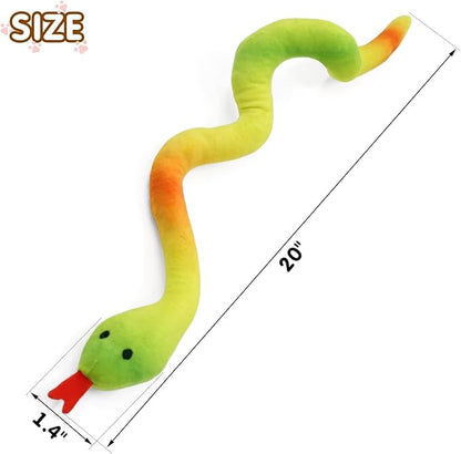 CiyvoLyeen 5 Pack Snake Cat Toys Catnip Toys for Indoor Cats Kitten Supplies Interactive Snakes Cat Toy Birthday Gift for Cat Lovers Dental Health Chew Toy