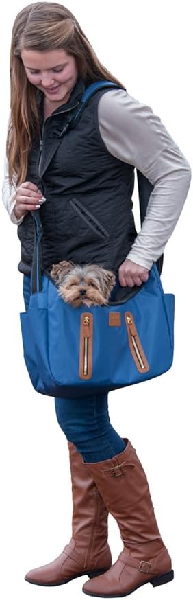 Pet Gear Tote/Sling Carrier for Cats/Dogs, Storage Pocket, Removable Washable Liner, Zippered Top and Mesh Windows, 2 Models, 6 Colors