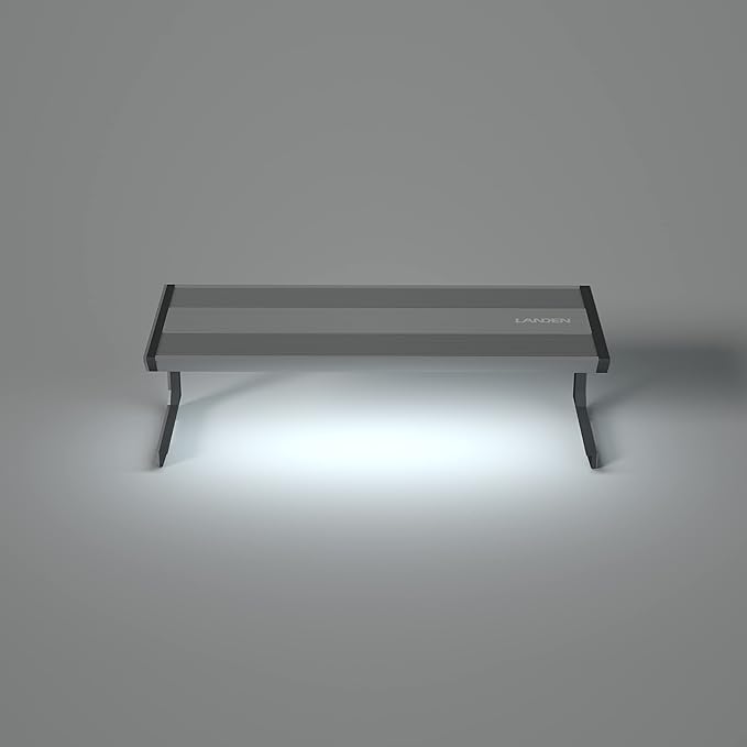 LANDEN AQUABRITE 30 LED Aquarium Light RGB+W for 11.81in (30cm) Rimless Freshwater Fish Tanks - Full Spectrum Lighting with Adjustable Brightness with Controller