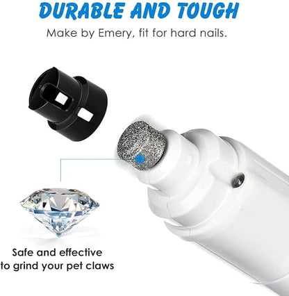 Pet Nail Grinder for Small-Breed Canines: Dog Nail Trimmer with Speed Adjustment, Safe Dog Nail Clippers, Automatic Dog Nail Trimmer, and Quiet Cat Nail File in All-Inclusive Durable Chassis