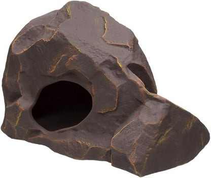 Plecoceramics Aquarium Ceramic Decorations Cave Betta Stone Decor - Aquarium Fish Tank Hideway Decor for breeding Cichlids Plecos Betta Toys Hideout (Grotto)