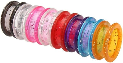 5 Pcs Pink Silicone Scissors Finger Rings Grips Grooming Shear Thumb Inserts Finger Protector Ring for Barber Hair Cutting Scissors Pet Shears