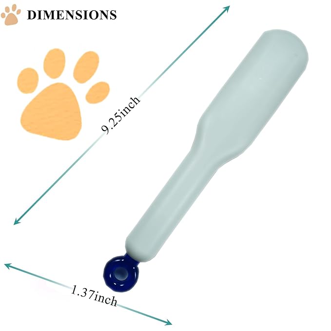 Scalable Grooming Brush for Small Dogs, Soft Puppy self-cleaning Brush, Soft Dog Brush for Shih Tzus, Yorkies, Maltipoos, Maltese (White)
