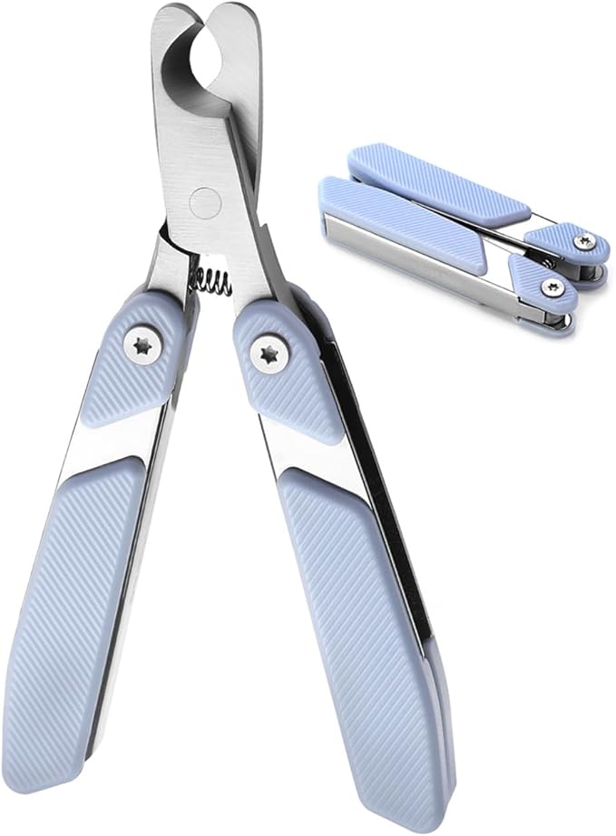 Portable Dog Nail Clippers with Foldable Design Cat Nail Trimmer