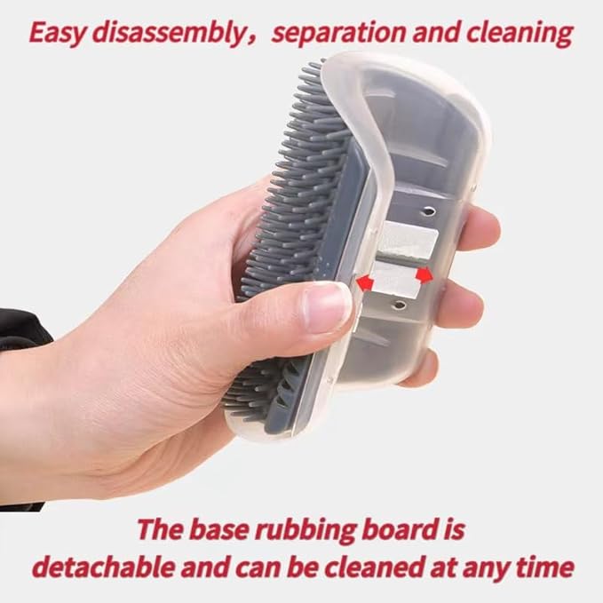 1Pcs Pet comb and Wall Corner Massage comb,for Dogs & Cats with Long & Short Stainless Steel Metal Teeth for Shedding and Tangles, Self-Cleaning Pet COmb for Dogs and Cats,Comfort safety,Anti static