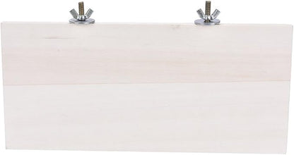 1Pc Pet Parrot Bird Cage Perches Square Wooden Stand Corner Shelf Laddered Platform Animals Springboard Budgie Toys Bird Tree Perches for Parakeets Hamster Pizies