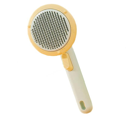 Cat Grooming Brush Pet Comb Hair Removal Dog Cat Hair Removal Comb Massage Self Cleaning Comb Cleaning