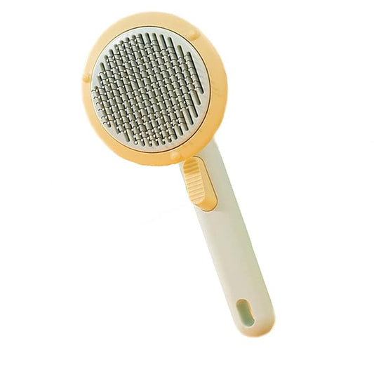 Cat Grooming Brush Pet Comb Hair Removal Dog Cat Hair Removal Comb Massage Self Cleaning Comb Cleaning