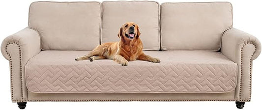 fuguitex Waterproof Dog Bed Cover Couch Cover for Pet Anti-Slip Cat Mat Pet Pad Blanket for Sofa Chair Recliner Bed Furniture Protrctor