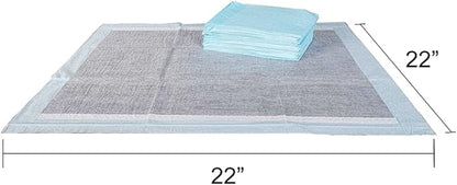BV Charcoal Puppy Pads 100 Count 22"x22" - Leak-Proof Pee Pads for Dogs with 6-Layer Absorbent Design & Built-in Attractant - Dog Pad with Charcoal for Odor Control, Perfect for Puppies & Senior Dogs