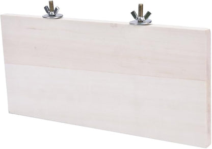 1Pc Pet Parrot Bird Cage Perches Square Wooden Stand Corner Shelf Laddered Platform Animals Springboard Budgie Toys Bird Tree Perches for Parakeets Hamster Pizies