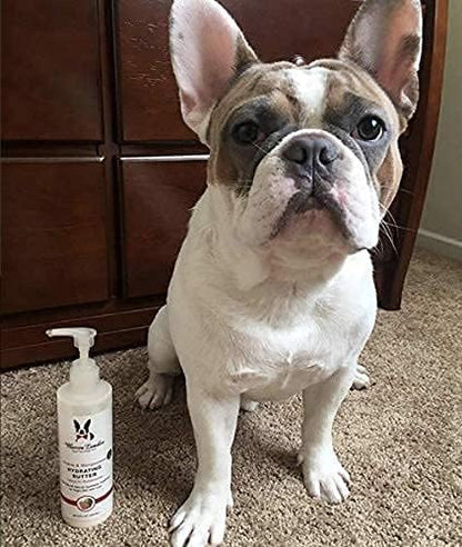 Warren London Hydrating Butter Leave in Pet Conditioner for Dogs | Lotion for Skin and Coat | Aloe Puppy & Dog Conditioner for Hair Detangler, Dry Skin, & Pet Fur Dandruff | Made in USA | Guava 8oz
