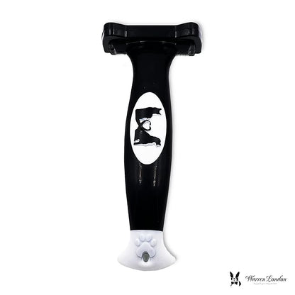 Deshedding Dog Brush by Warren London | Stainless Steel Deshedding Tool | Short Hair - Medium