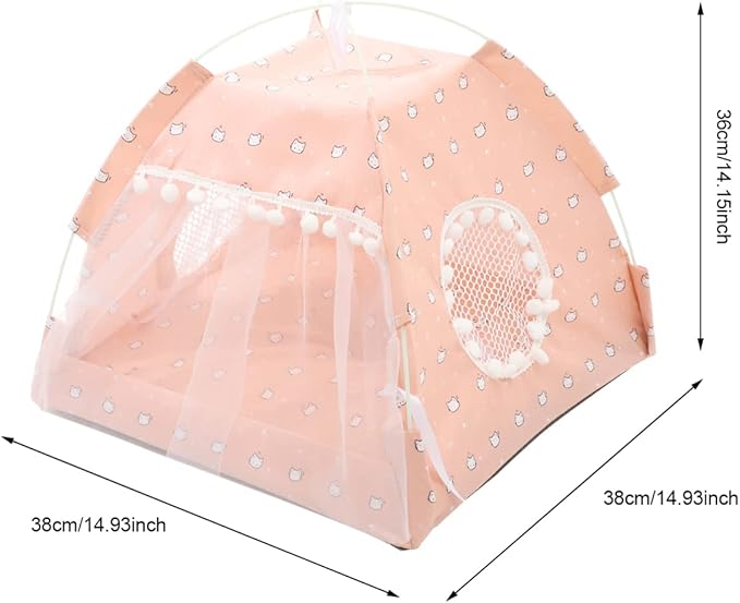 POPETPOP Kennel House Cat Tent Dog Sleeping Tent Interior Decor Outdoor Bed for Dogs Dog Kennels Indoor Outdoor Dog House Puppy Bed Portable Tent Cat Cave Beds Pet Household Supplies Cloth