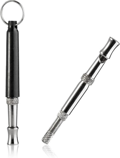 Pet Deshedding Grooming Brush Set for Dogs & Cats, Professional for Short Haired Dog Brush for Shedding and Cats Reduces Undercoat Shedding, Puppy Loose Hair Remover Comb w/Dog Whistle