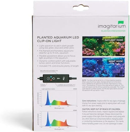 imagitarium Planted Aquarium LED Clip-on Light