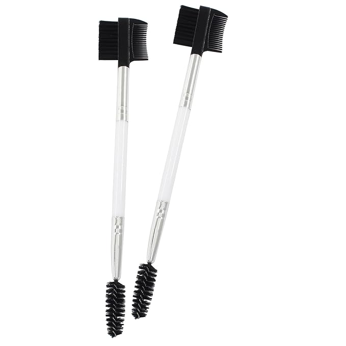 2PCS Dog Tear Stain Remover Comb, Double-Head Dog Eye Brush Cleaning Grooming Tool for Small Dogs and Cats,White