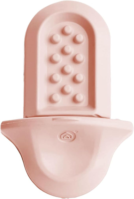 Diggs Groov Crate Training Aid for Puppies - Dog Crate Licking Toy and Puppy Training Aid - Safe, Calming Dog Enrichment Kennel Toy (Blush)