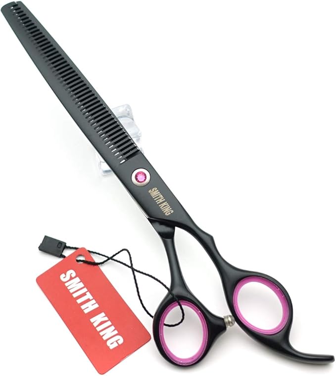 8.0 inches Professional Dog Grooming Scissors Set Straight & thinning & Curved & chunkers 4pcs in 1 Set (with Comb)