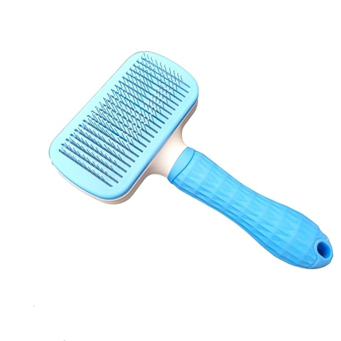 Cute Meows Dog & Cat Brush for Shedding, Dematting & Grooming – Pet Hair Undercoat Rake