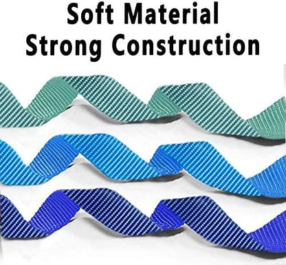 azuza 3 Pack Dog Collars Comfortable and Adjustable Nylon Dog Collars for Puppy Small Dogs, XS (8-12inch)ï¼_reen, Blue and Royal Blue