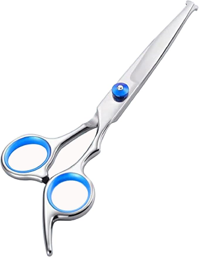 Dog Grooming Scissors,Pet Hair Scissors with Safety Round Tips Heavy Duty Titanium Stainless Steel Professional Dogs Cats Pets Grooming Shears