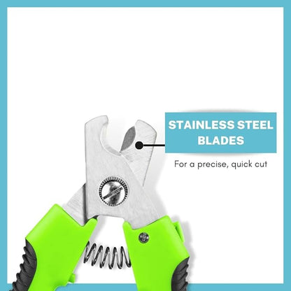 CONAIRPRO dog & cat Large Dog Nail Clippers, Built-In Safety Guard, Stainless Steel Cutting Blades, Non-Slip Grip, Precise Cut, Trimmer for Large-Sized Dogs,Yellow