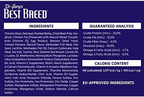 Best Breed Dr. Gary's All Breed Dog Diet Made in USA [Natural Dry Dog Food for All Breeds & Sizes] - 28lbs., Dark Brown, Medium