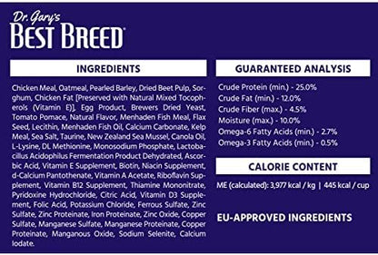 Best Breed Dr. Gary's All Breed Dog Diet Made in USA [Natural Dry Dog Food for All Breeds & Sizes] - 28lbs., Dark Brown, Medium