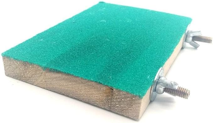 Litewoo Bird Perch Grinding Stand for Bird Parrot Budgie Parakeet Cockatiel Conure Lovebird Finch（3.5" x 5.1"）
