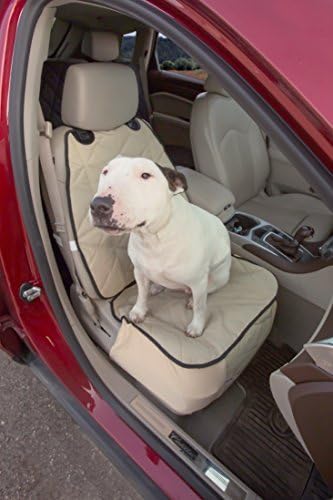 4Knines Front Seat Cover for Dogs (Tan) - USA Based Company