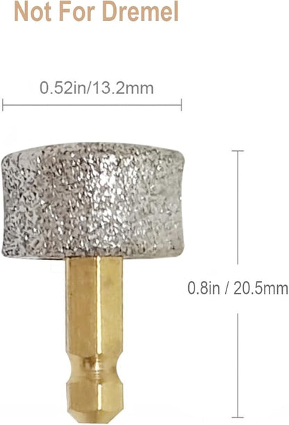 Dog Nail Grinder Replacement Heads/Tips - Designed for Large Dog with Thick, Tough Nails - for Casfuy, LuckyTail and Most Brands' Cat/Pet/Dog Nail Grinders