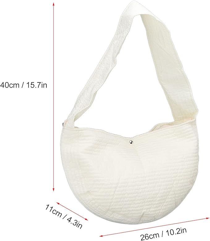 Dog Sling Carrier, Breathable Hand Safe Pet Sling Carrier Soft Comfortable Cat Sling Carrier with Widen Shoulder Strap for Outdoor, Traveling, Subway, Small Dogs, Cats,