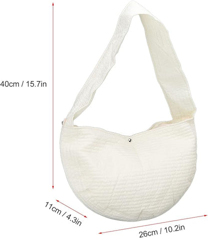 Dog Sling Carrier, Breathable Hand Safe Pet Sling Carrier Soft Comfortable Cat Sling Carrier with Widen Shoulder Strap for Outdoor, Traveling, Subway, Small Dogs, Cats,